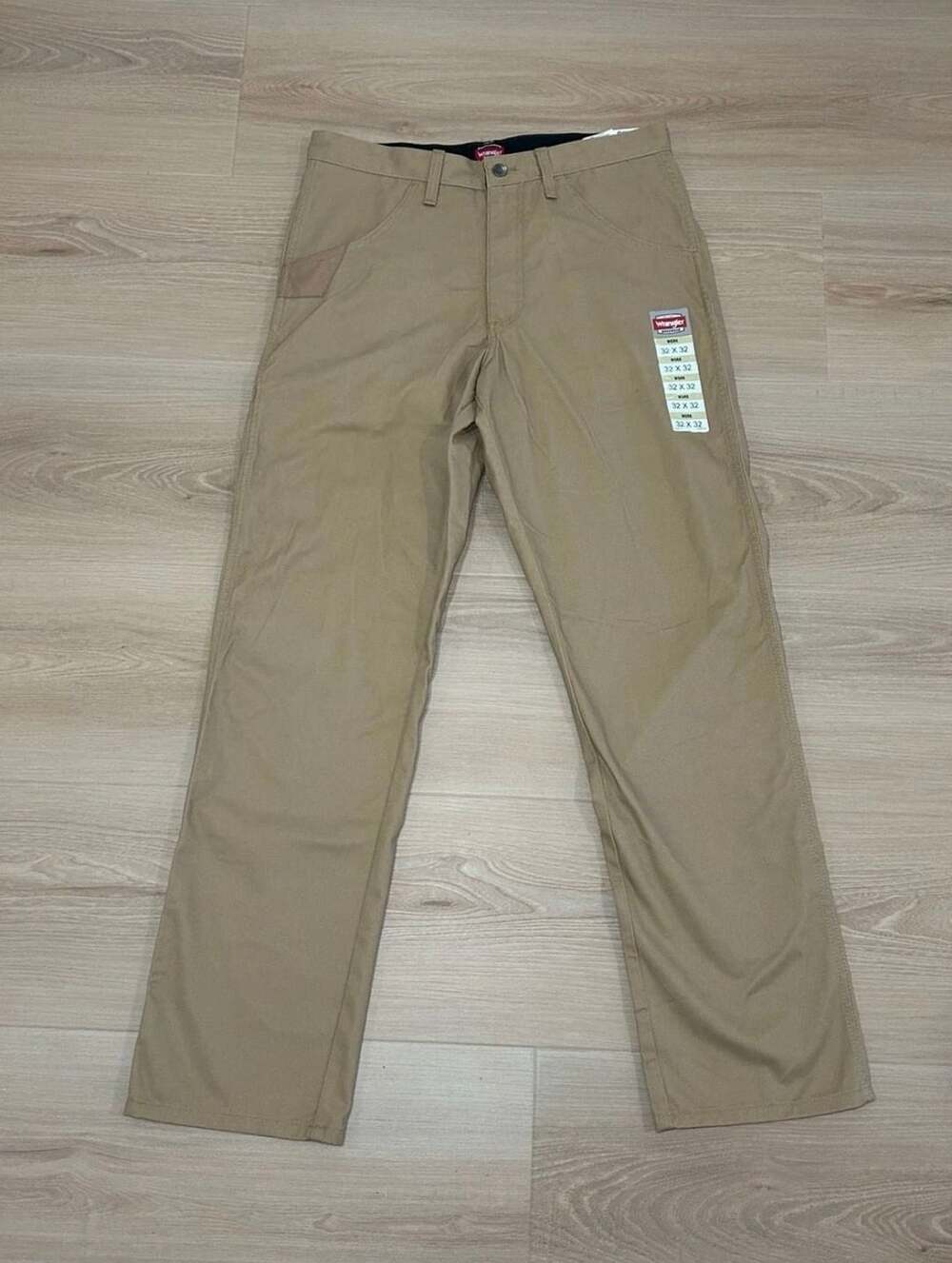Wrangler Workwear Relaxed Pants Size 32x32 Khaki Tan Utility